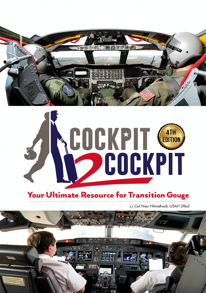 Installing Job Interviewing Guide for Commercial Aviation Professionals on a wooden desk