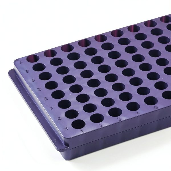 5pcs Tube Rack Feleolibe Double Panel 96-Position with Five Colors-2