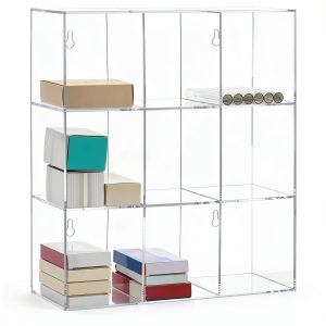 Triple Tier Acrylic Suture Rack Cinnvoice 9‑Bin Organizer 18×15×6 in-0