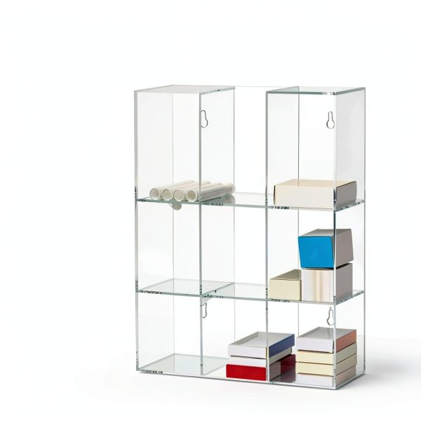 Triple Tier Acrylic Suture Rack Cinnvoice 9‑Bin Organizer 18×15×6 in-3