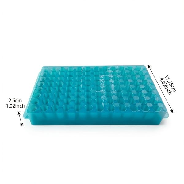 5pcs Tube Rack Feleolibe Double Panel 96-Position with Five Colors-1