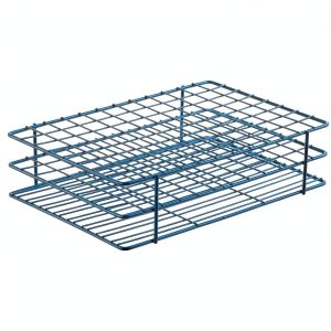 SP Bel-Art Poxygrid 96-Place Test Tube Rack Blue Epoxy Autoclavable-0
